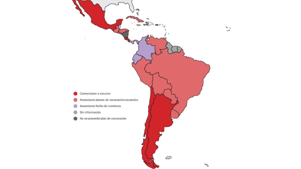 CNNEE's tweet photo. Mira en este mapa cómo va la vacunación en Latinoamérica https://t.co/LXR4BMj9BE https://t.co/mUZtLmU2jk