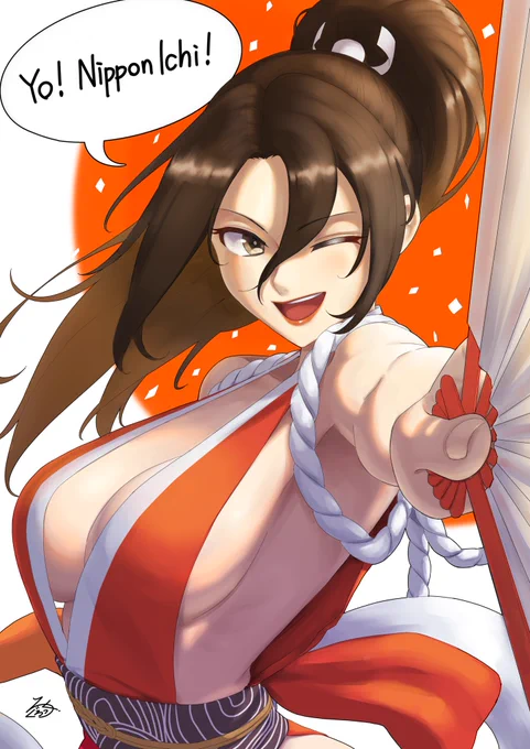 舞ちゃん

#KOF #格ゲーキャラ描こうぜ #不知火舞 
