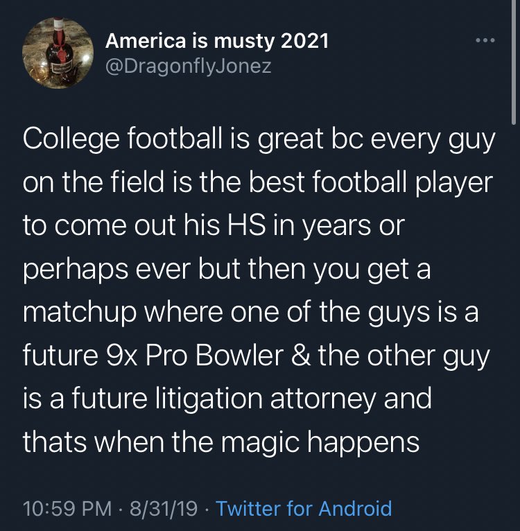 TheShunami's tweet photo. I still think about this @DragonflyJonez tweet when I watch college football https://t.co/BpvP1FiMO1