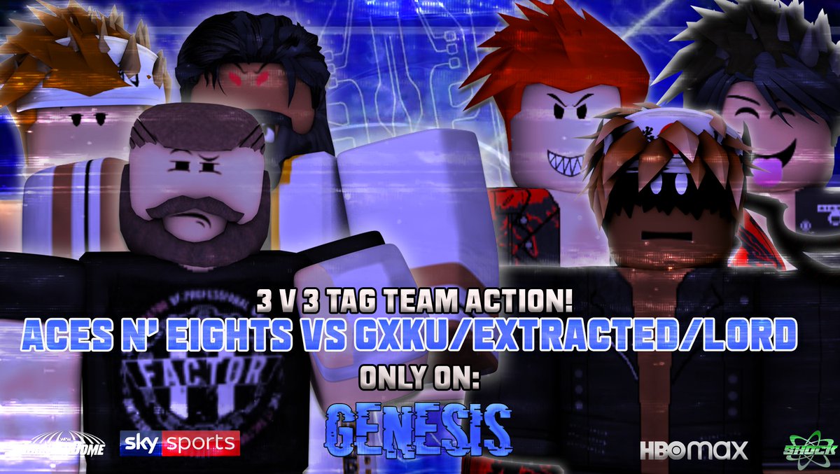 WPWMedia's tweet photo. WPW GENESIS | THIS FRIDAY!
#AcesNEights will team up with WPW's Saturday Night Messiah #MarcusRollins to take on the team of X-Divison Champion @TheRealGoku987o &' WPW Tag Team Champions #LiteLord &' #ExtractedForce in a THREE-on-THREE TAG TEAM MATCH!
#WPWGenesis https://t.co/p931JxtLye