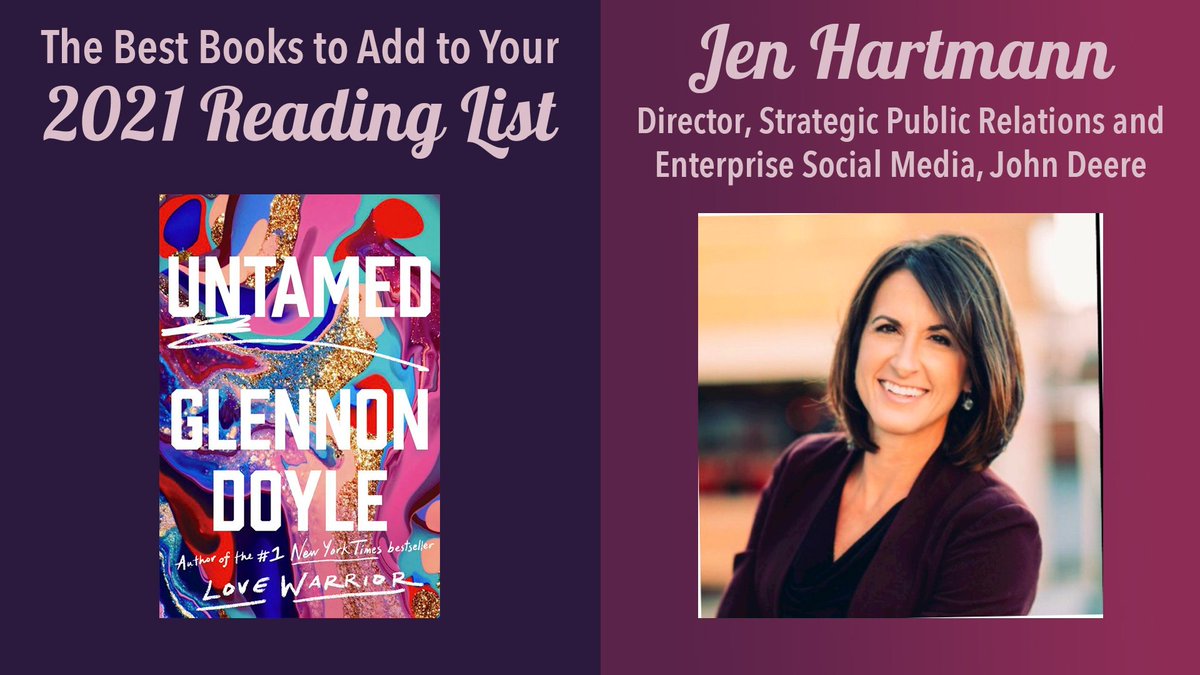 10/ Untamed By Glennon DoyleUntamed was gifted to me by a dear friend. And that’s precisely what it is — a gift. It’s a reminder that the only way to fully be alive is to unabashedly follow your heart & to break the rules for how “good” girls should behave. @jenalyson