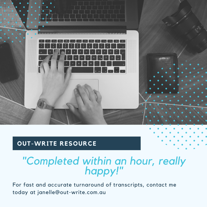 OutWRITERes's tweet photo. A #NewYear, another happy customer. We do our best to turn your audio file into an accurate transcript within 24-hours. With rates starting from $0.75 AUD per audio minute, start your #NewYear off right with Out-WRITE Resource #2021. https://t.co/NOf669DjtZ