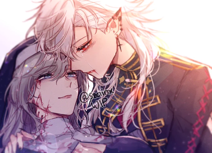 "I'll find you"
-150 years before-
.
.
This is still a WIP -work in progress-
⚠️Blood warning⚠️
#SanyArt #密かな絵 