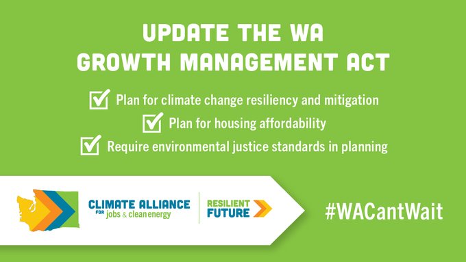 These zoning plans NEED to be better. They NEED to be coordinated at a state and county level. They NEED to protect minority communities. The proposed update to the Washington State Growth Management Act will do just that.