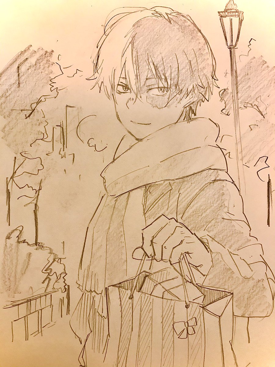 昨日ハピバだった轟君🎁
「…忘れてた…ありがとうな」
って自分の誕生日忘れてそう🤣

はじめて描いだけどやはりイケメンはむずかすぃ 
