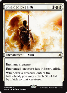 Reviewing Spectral Steel because it should be added to your Siona list immediately. Protecting the Shielded by Faith wincon is of utmost importance and Spectral Shield fills the role magnificently while still functioning on its own.This is bulk worth owning for Siona players.