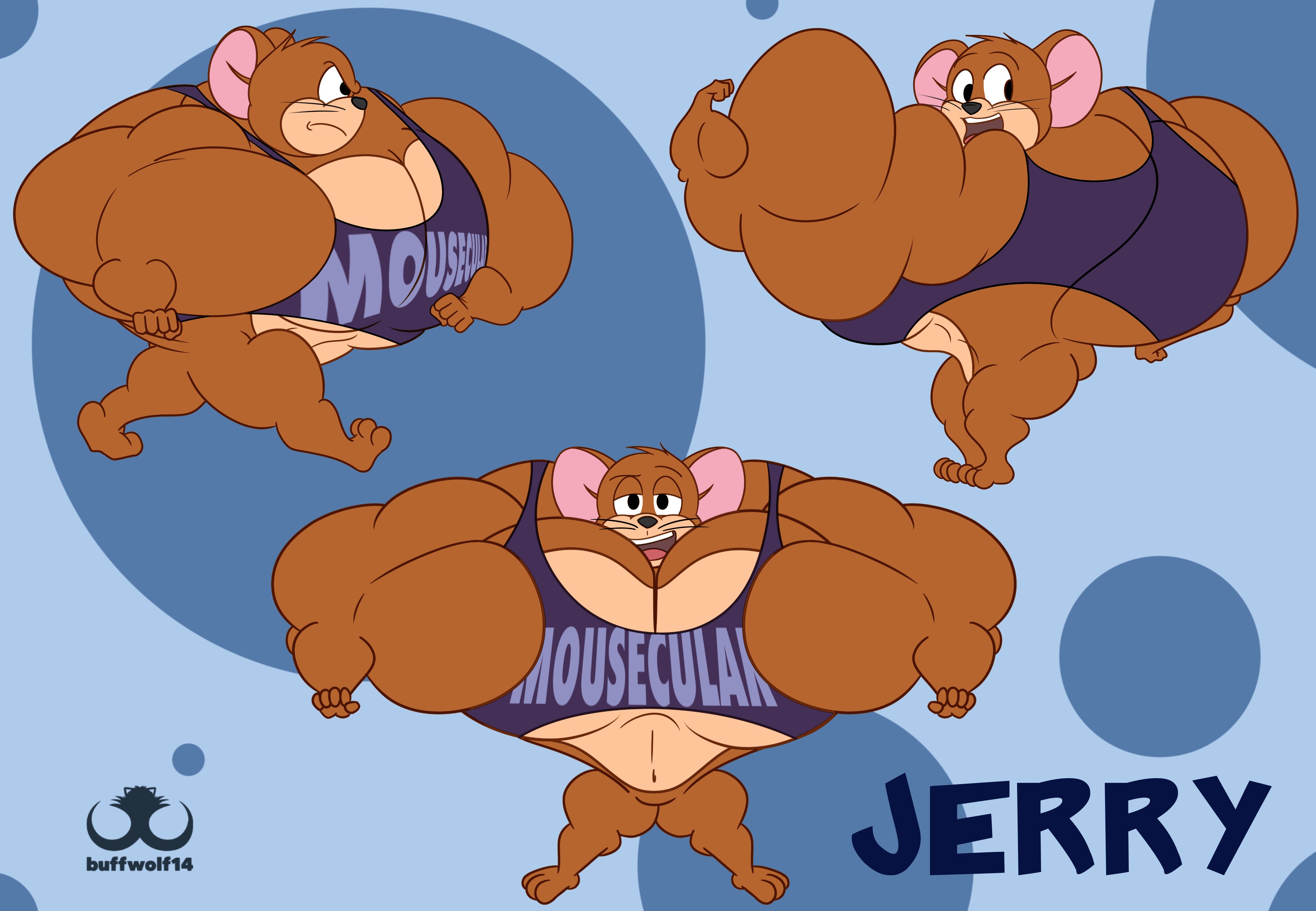 igen længde midt i intetsteds buffwolf14 on Twitter: "Jerry the "Mousecular" Mouse. Definitely one of my  favorite characters to buff up and no surprise since I blame the original  show for that. ....Tom's coming next.... https://t.co/Bhv8XouOmg" /