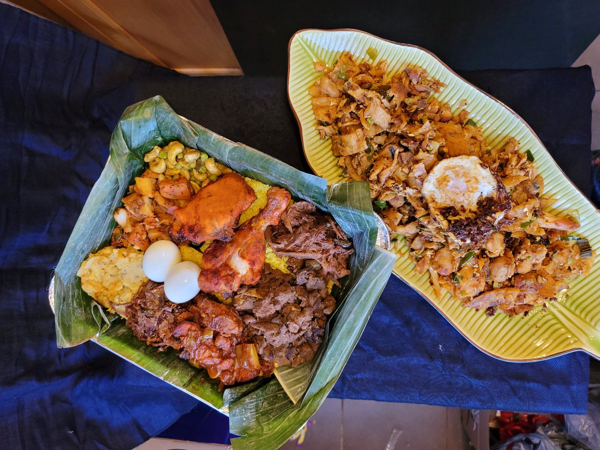 Sri Lankan eats from <a href="/CuciniCatering/">CuciniCatering</a> for dinner tonight. Rice &amp; curry, kothu and pittu. #giftedproduct