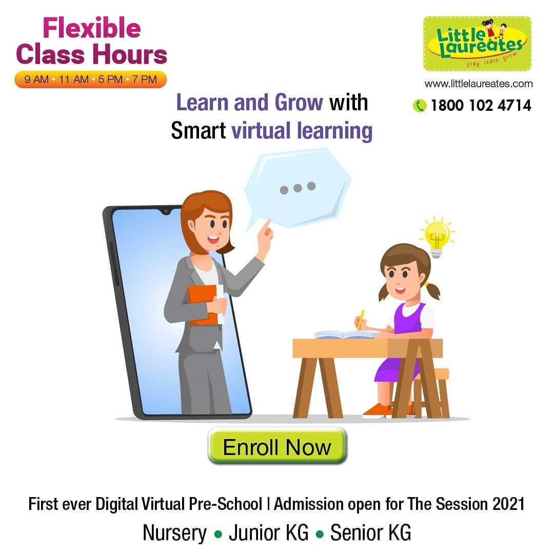 LLaureates's tweet photo. Give your little one ample opportunities of learning with the best as in Little Laureates we teach using the most advanced techniques through virtual classrooms making them future ready. 

Please visit our new website https://t.co/UBUJ7n77eN

#Preschool #VirtualClasses #Kids https://t.co/efwJVLtwi1