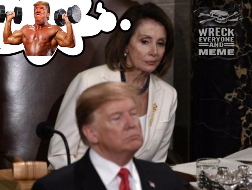 BevyWolfUSA's tweet photo. #PelosiLovesTrump https://t.co/QWiWgTerMg