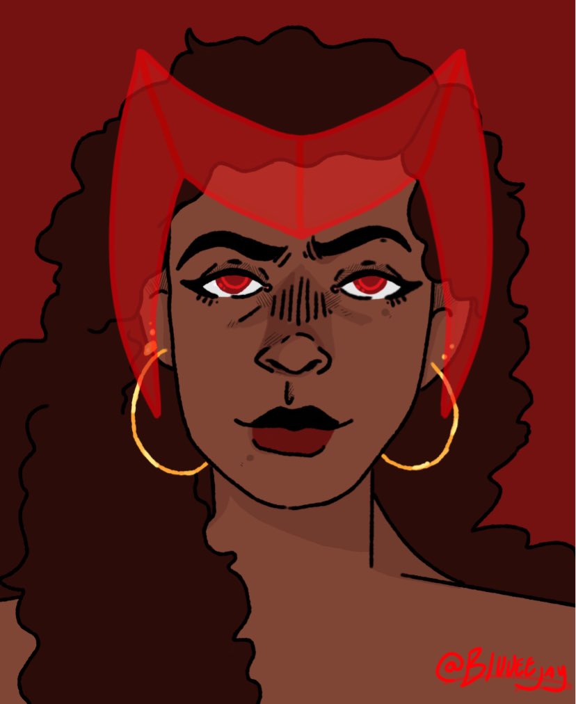 BLUUEEJAY's tweet photo. OH YEAH I drew Wanda again 🥺
I referenced a photo of the glorious Mihaela Drăgan and this was mostly stylization and feature practice but yeah https://t.co/iobB2BcavV