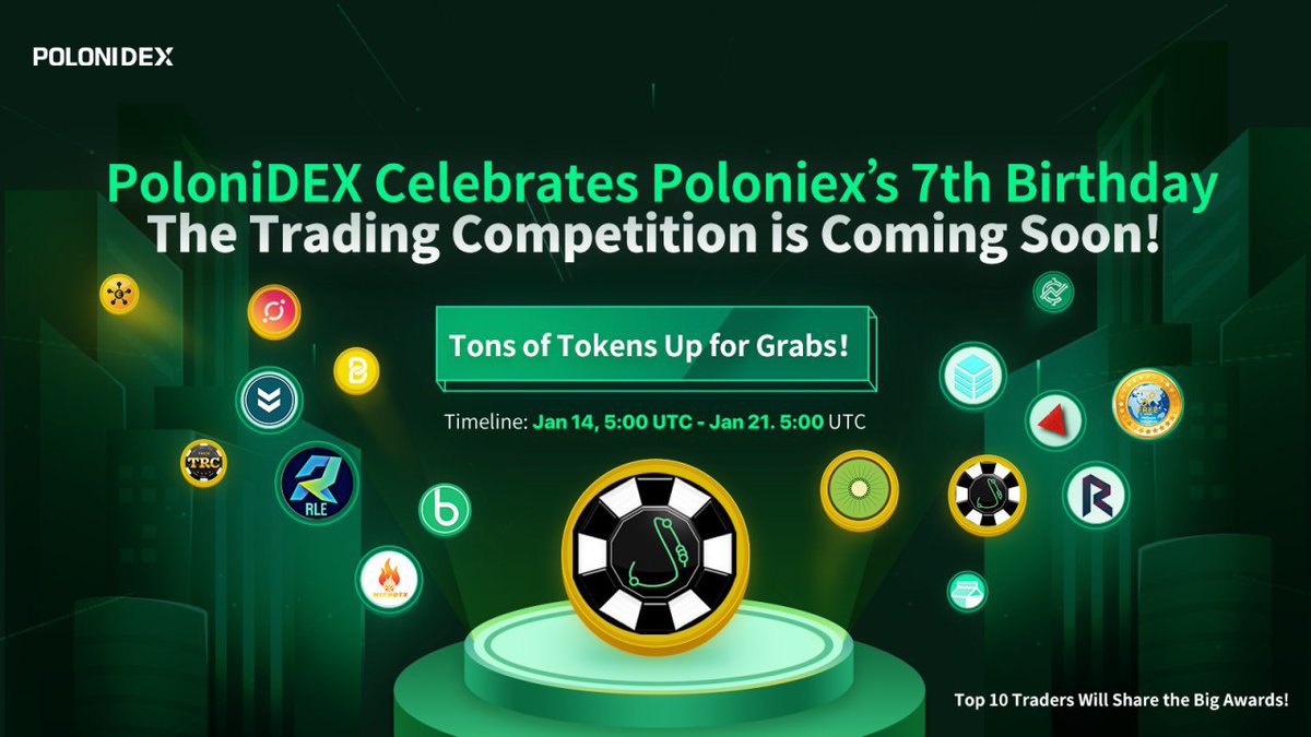 SPOKparkTron's tweet photo. 🎉Poloniex will be 7 years old on Jan. 18, 2021! 

📣Here comes PoloniDEX’s celebration campaign! 

💱Trade SPKL/TRX on PoloniDEX, share 5,000,000 SPKL! 

Click here to sign up Poloniex: https://t.co/x1RVGyf8yT 

Click here to share the reward: https://t.co/T1w6I1GlYI https://t.co/kKTHi8EoFk