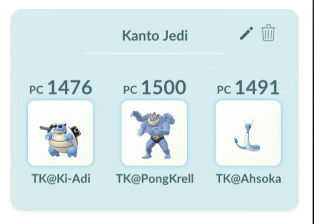jeico89's tweet photo. #PokemonGOTourContest
Jeico89 - Team MystiCol 🇨🇴 
1. Blastoise 
2. Machamp (Shadow) 
3. Dragonair (Purify)
"The SILVER way starts on KANTO. This is the way" https://t.co/u2HGUJIBt2