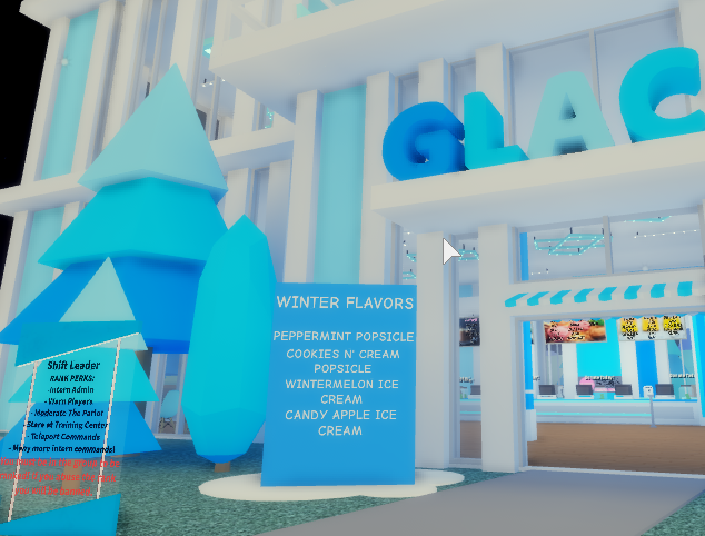 Glace Parlor Glaceparlor1 Twitter - cream parlor roblox codes