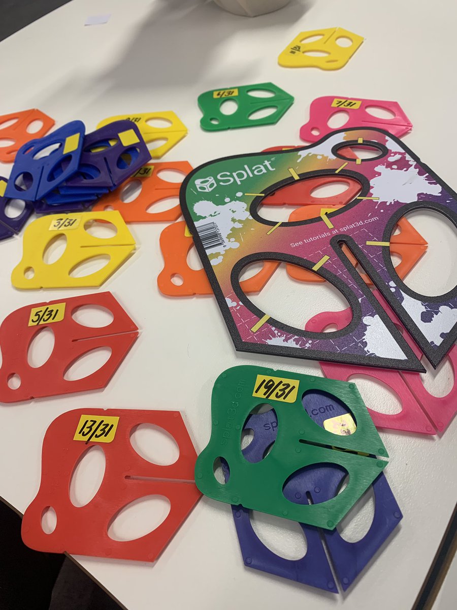 My Splat regular class bundle arrived today. Have 5 tutorials ready on Seesaw and all I need now are the Yr4s. Can’t wait #splat3d #Seesaw #DesignThinking