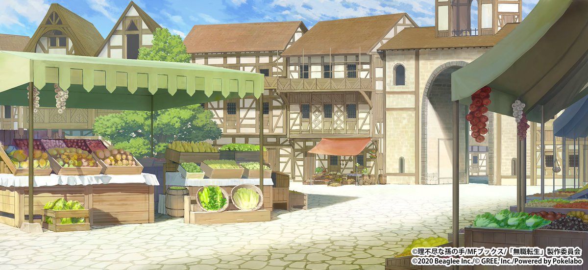 無職転生 ゲームになっても本気だす 公式 背景イラスト紹介 今回ご紹介するのは以前外観を紹介した城塞都市ロアのメイン通りと商店街です ここに人が溢れてくると 一段と活気づいてにぎやかな雰囲気になります この中で繰り広げられる物語を 無職転生 ゲームになっても本気だす 公式 背景イラスト紹介 今回ご紹介するのは以前外観を紹介した城塞都市ロアのメイン通りと商店街です ここに人が溢れてくると 一段と活気づいてにぎやかな雰囲気になります この中で繰り広げられる物語を