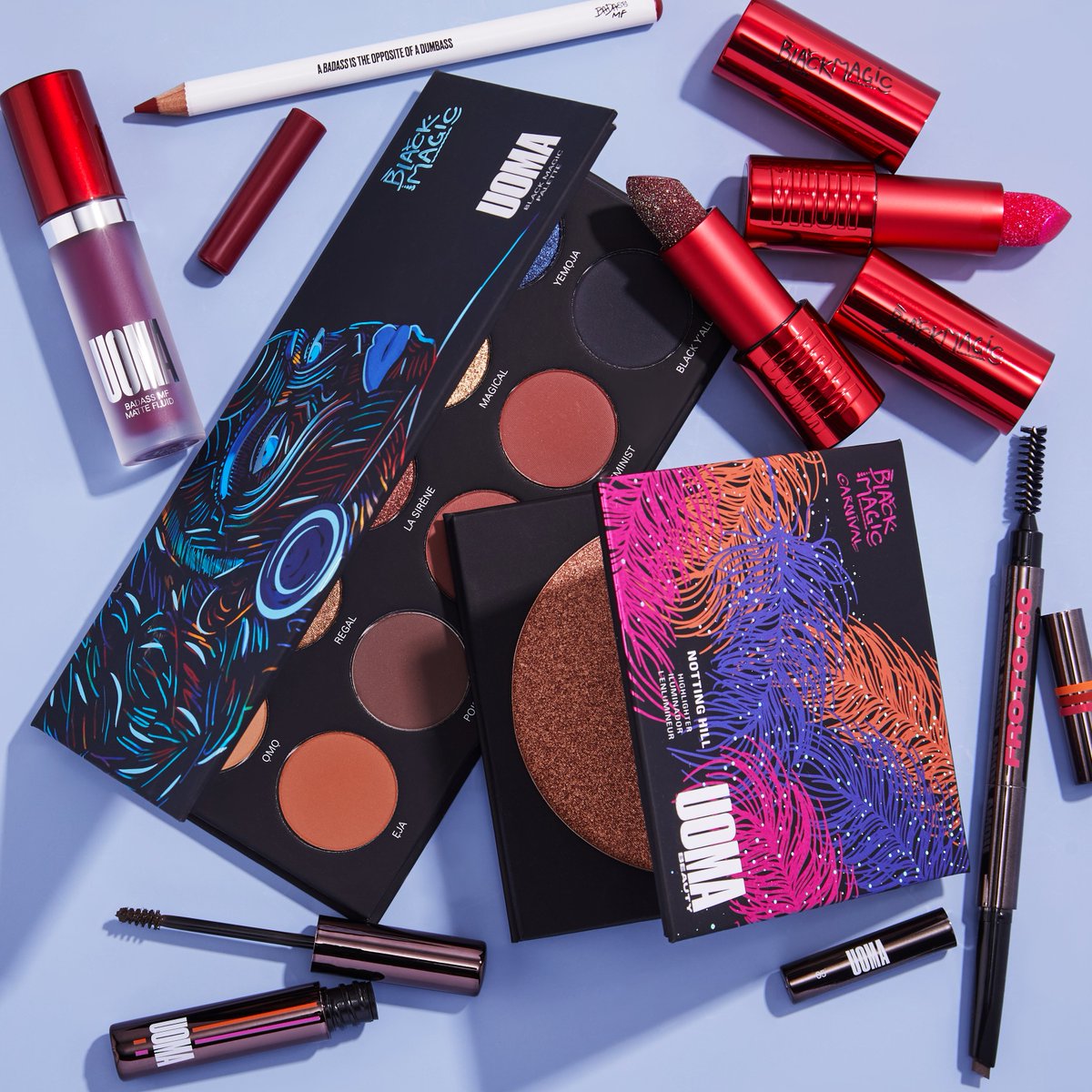 💄 <a href="/UomaBeauty/">UOMA Beauty</a> GIVEAWAY 💄 Bold lips, smoldering smoky eyes, and major payoff. Here’s how to win this must-have lineup (valued at $232):

1. Follow <a href="/IPSY/">IPSY</a> and <a href="/UomaBeauty/">UOMA Beauty</a>
2. Like this post
3. Tag 3 friends 
4. Use #IPSY and #GIVEAWAY