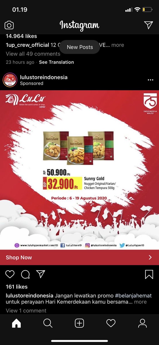 Kalo ini langsung ada iklannya gak sampe 1 menit.