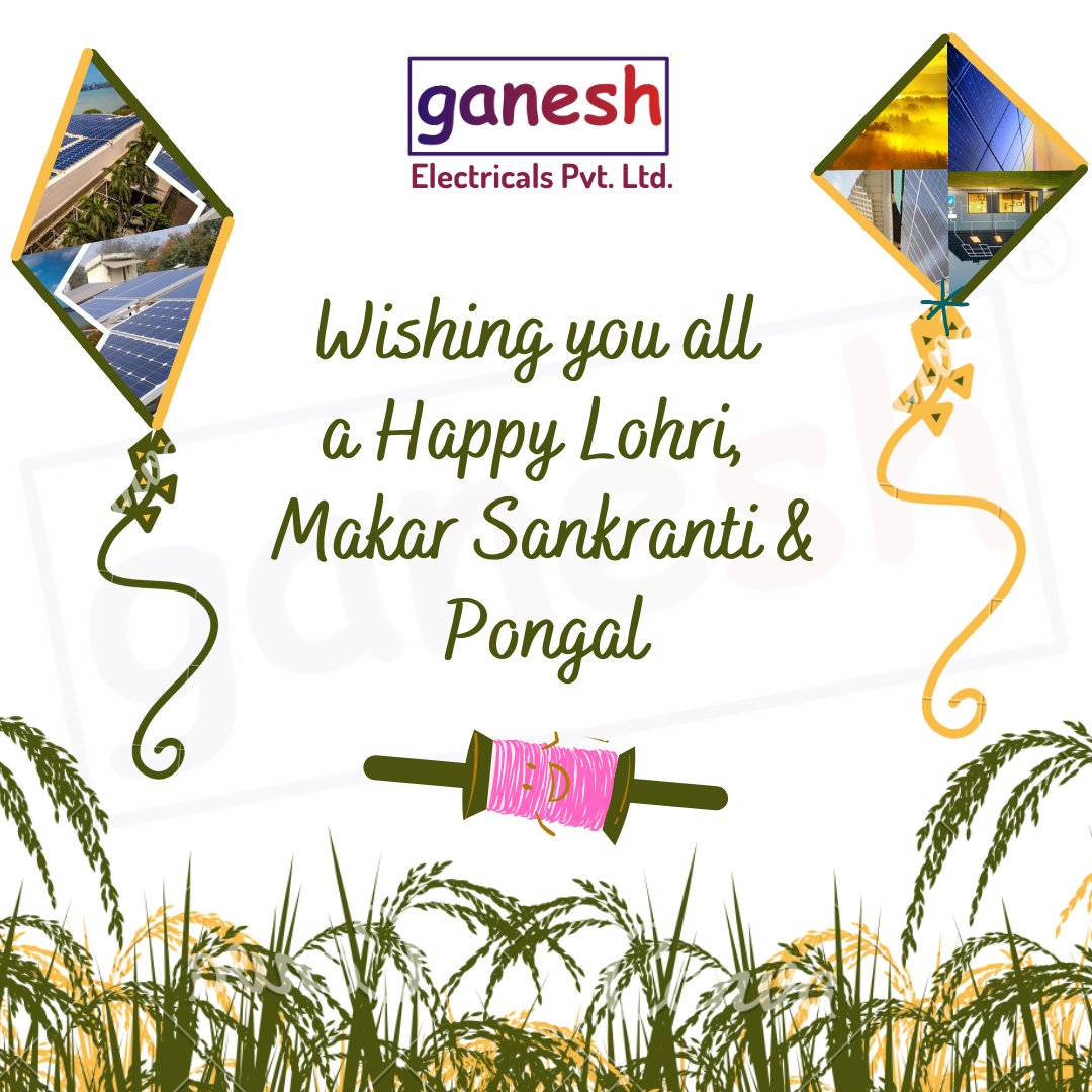 PvtGanesh's tweet photo. Wishes for #Lohri #MakarSankranti #Pongal May the time of #harvest #joys bring #goodfortune #wonderfullife for all of you 
#shivampanels #ghgroup #solarmodule #solar #solarenergy #solarsystems #rooftopsolar #pvmodules #solarinstallation #solarindustry #renewableenergy https://t.co/PvPC7pn3MC