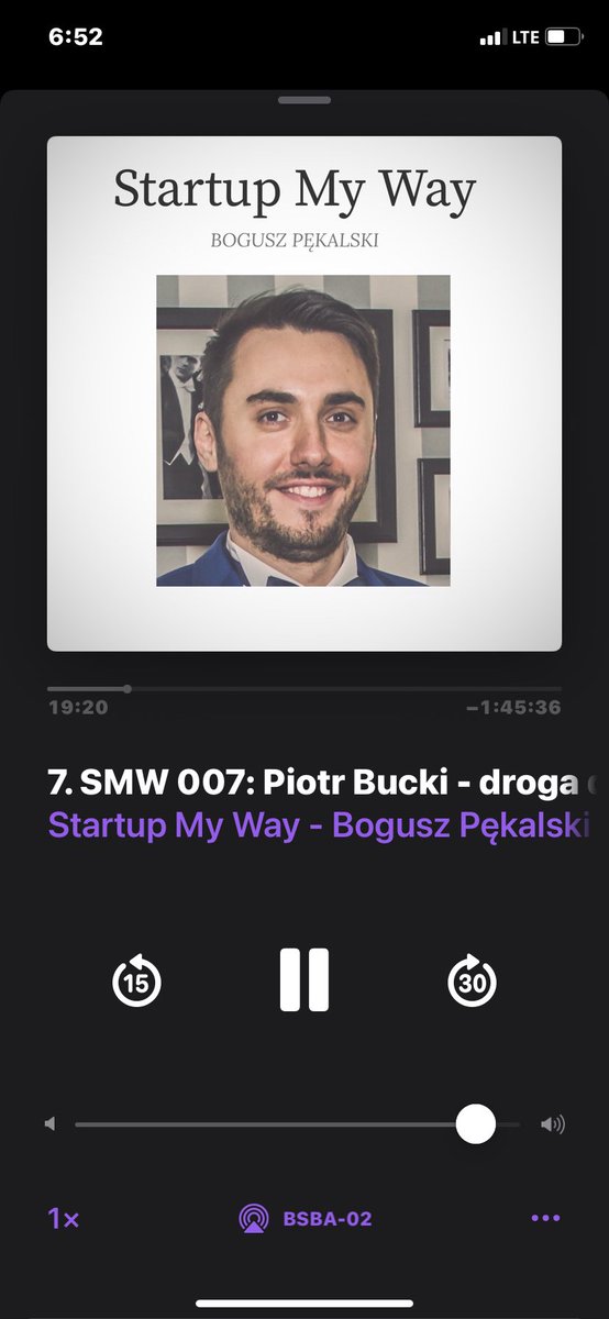mikolaj_in_code's tweet image. Nawet te pare minut dziennie w drodze do i z pracy robi robotę :) Zakup odbiornika BT był słusznym wyborem. Mój 3ci odcinek podcastu @boguszp.

#podcast #startupmyway #it #programowanie #programming #biznes