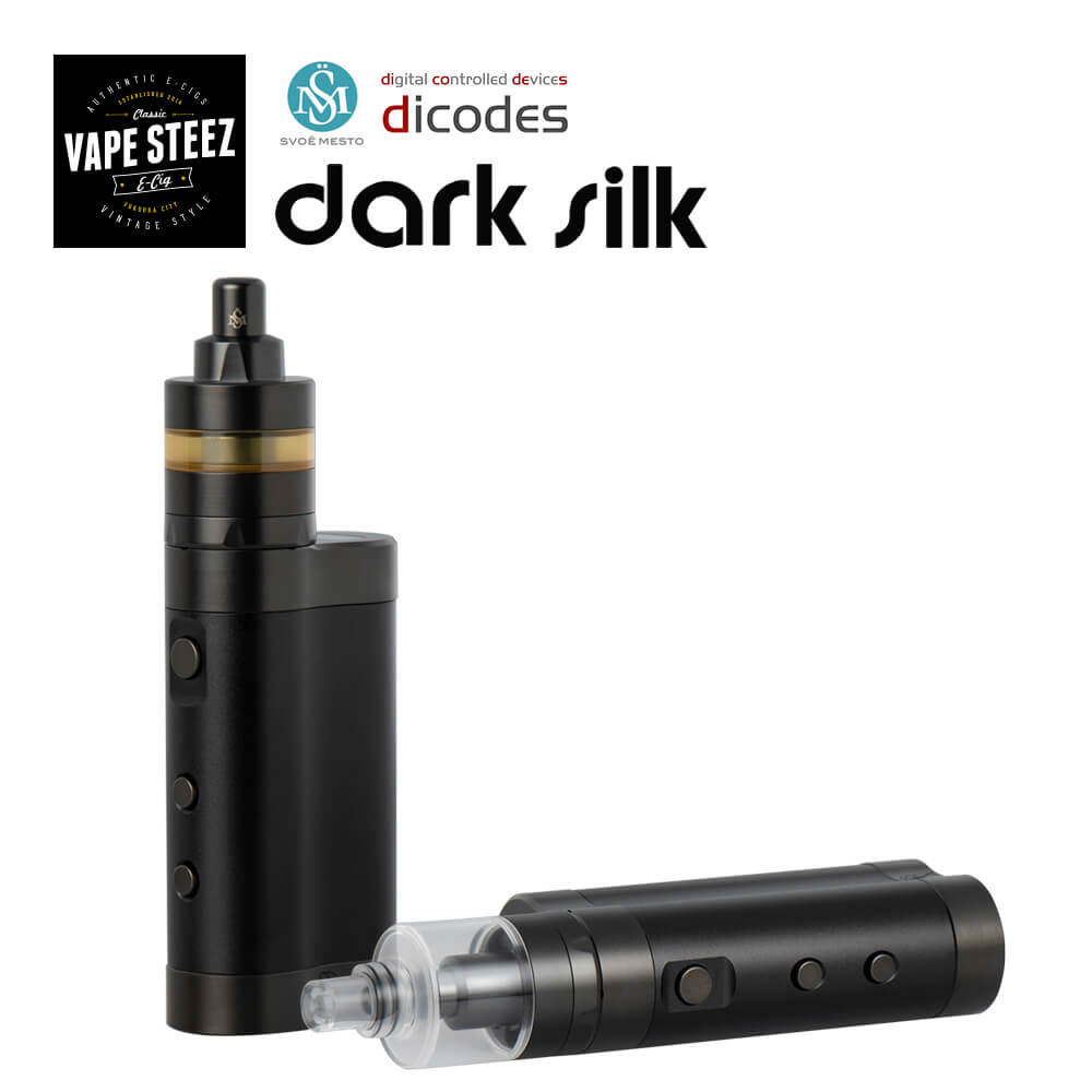 vapesteez's tweet photo. SvoeMesto と Dicodes のコラボレーションKit‼️
それが『dark silk by SVOE MESTO』👍
最大80Wまで調整可能な出力🎵
なのに、簡単にメニューインターフェースを操作することが可能😆
楽天商品ページはこちら↓
https://t.co/qscB6oty3g
#darksilk #SVOEMESTO #VAPE好きな人と繋がりたい https://t.co/tF14fEWEH2