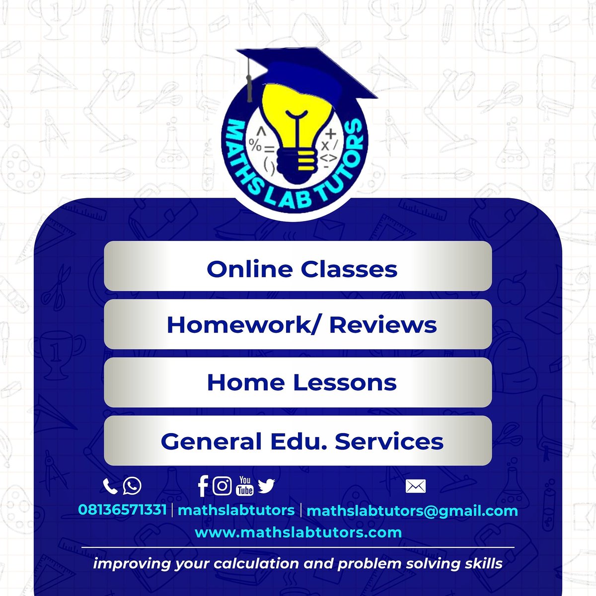 ogbenikeo's tweet photo. Let's create a path to improve your calculation and problem solving skills. We can start now and enjoy a smooth ride with our learned tutors @mathslabtutors
#mathiseasy
#mathclub
#wesolveproblems
#mathematicians
#Mathematics
#problemsolvers
#nigeria
#WeMove
#mathlearning https://t.co/eUr5R12hj6