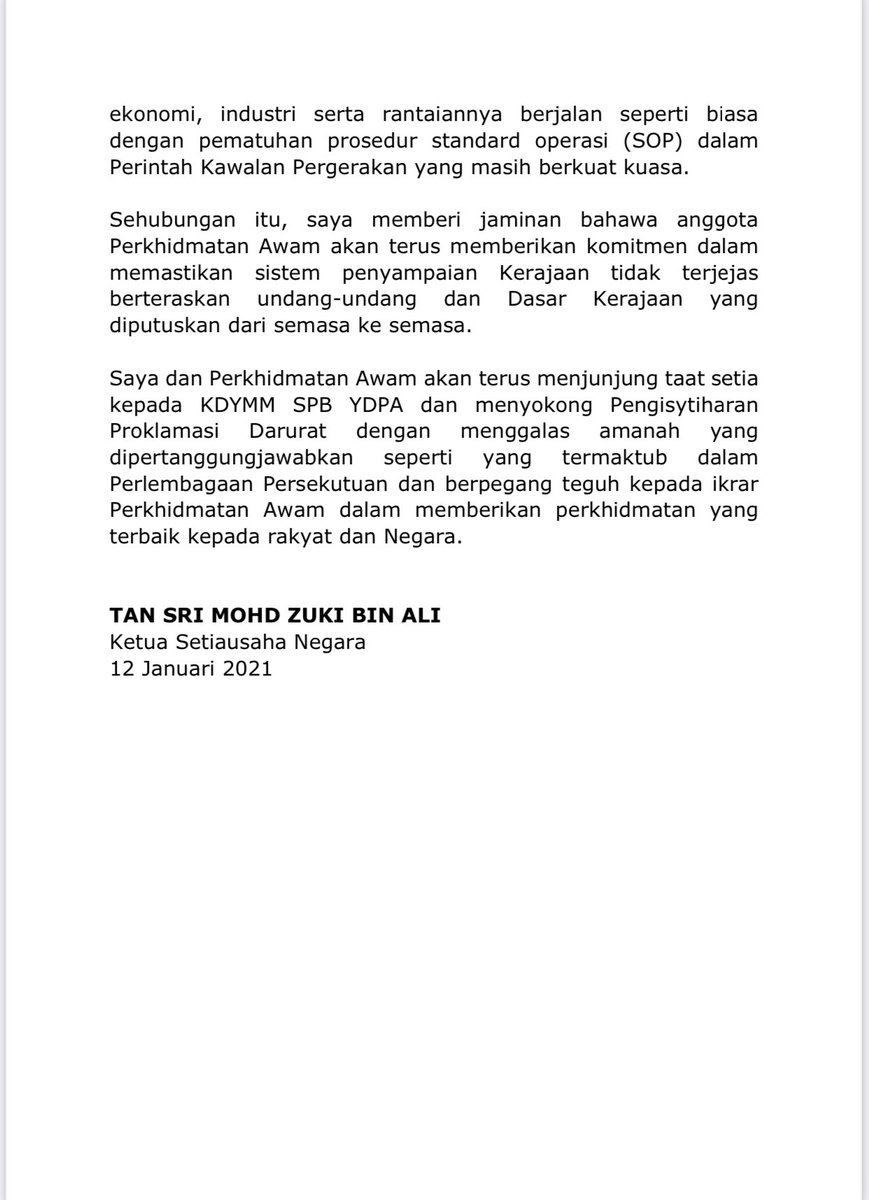 Message Untuk Terima Kasih Surat Rasmi