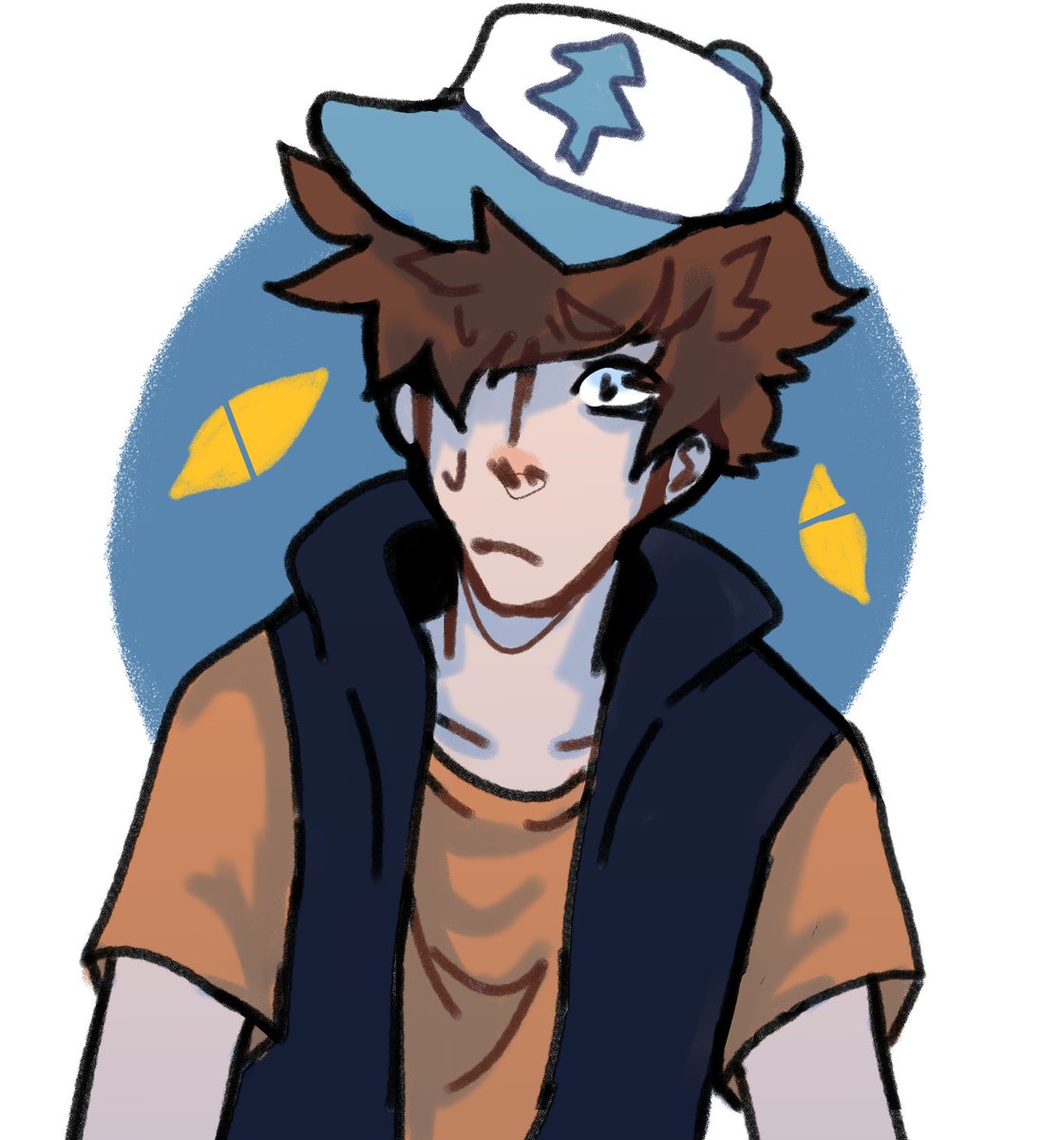 warm up drawing of dipper cuz im feeling nostalgic for 2015 

{ #dipperpines #gravityfalls #fanart #artistsontwitter #smallartist }