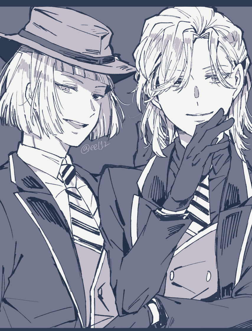 エアスケブのリクエスト
#twstプラス
※監督生顔出てます。

●袴と振袖のエ-デュースと監

●いちゃいちゃしてるエー監

●ヴィル様とルーク

ありがとうございました! 