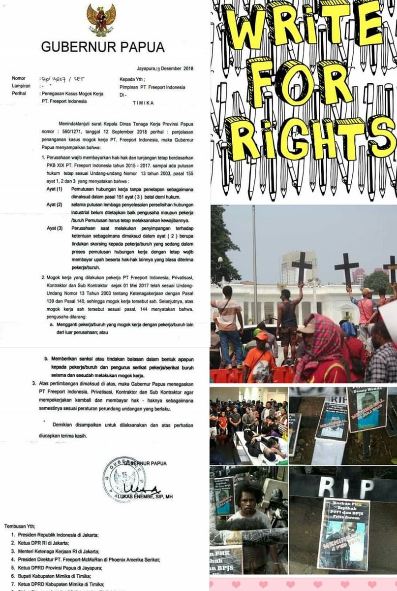 AlvaFauzi's tweet photo. #korbanphkilegalfreeport 
#korbanphkilegalfreeport #korbanphkilegalfreeport 
bgmn pak @dedeyusuff12 @dedeyusuf_1 
MASIHKAH INGAT DENGAN KAMI 8300 ORANG DI PAPUA
@KomisiIX @DPR_RI https://t.co/tyTsXYxT9p