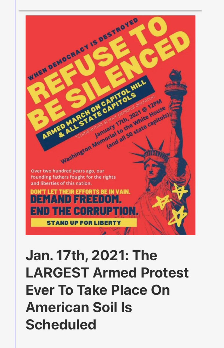 AriKrauss's tweet photo. This is going around social media and right wing groups.

What could possible go wrong. https://t.co/KUjHC5UpZx