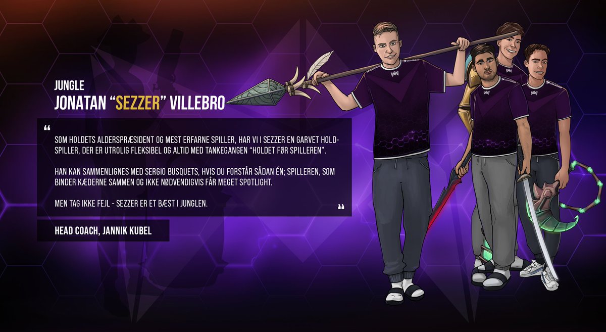 Velkommen til, <a href="/SezzeRLoL/">Jonatan Villebro</a>! 

En gammel mand, men bestemt ikke en spiller man skal undervurdere!

Hvem er sidste mand på holdet? Sidste chance for at vinde 7200RP💰

- Kommenter dit gæt
- Følg <a href="/MasonicGG/">MASONIC</a>
- LIKE &amp; Retweet❤️🔁