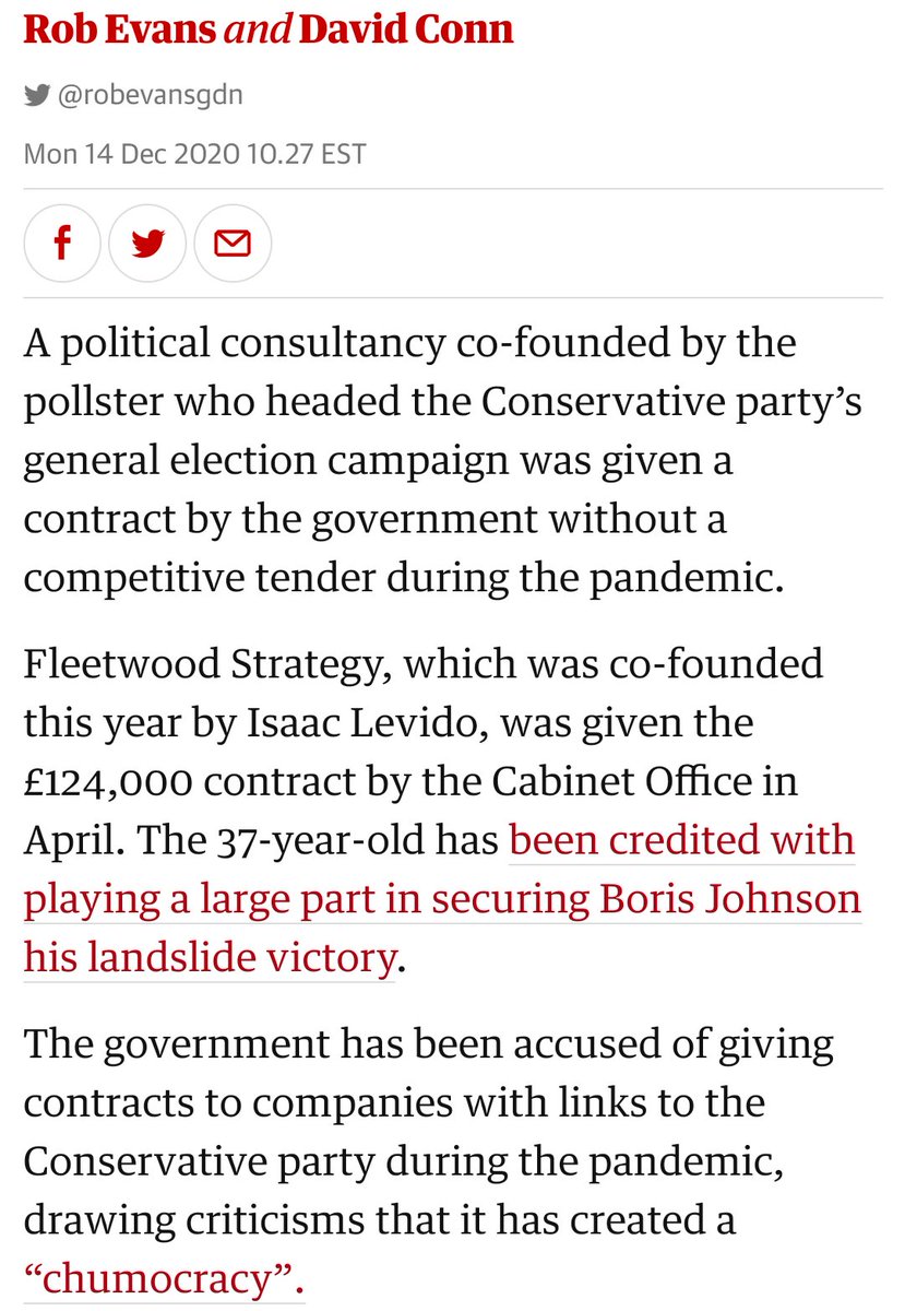 Guardian article by Rob Evans and David Conn