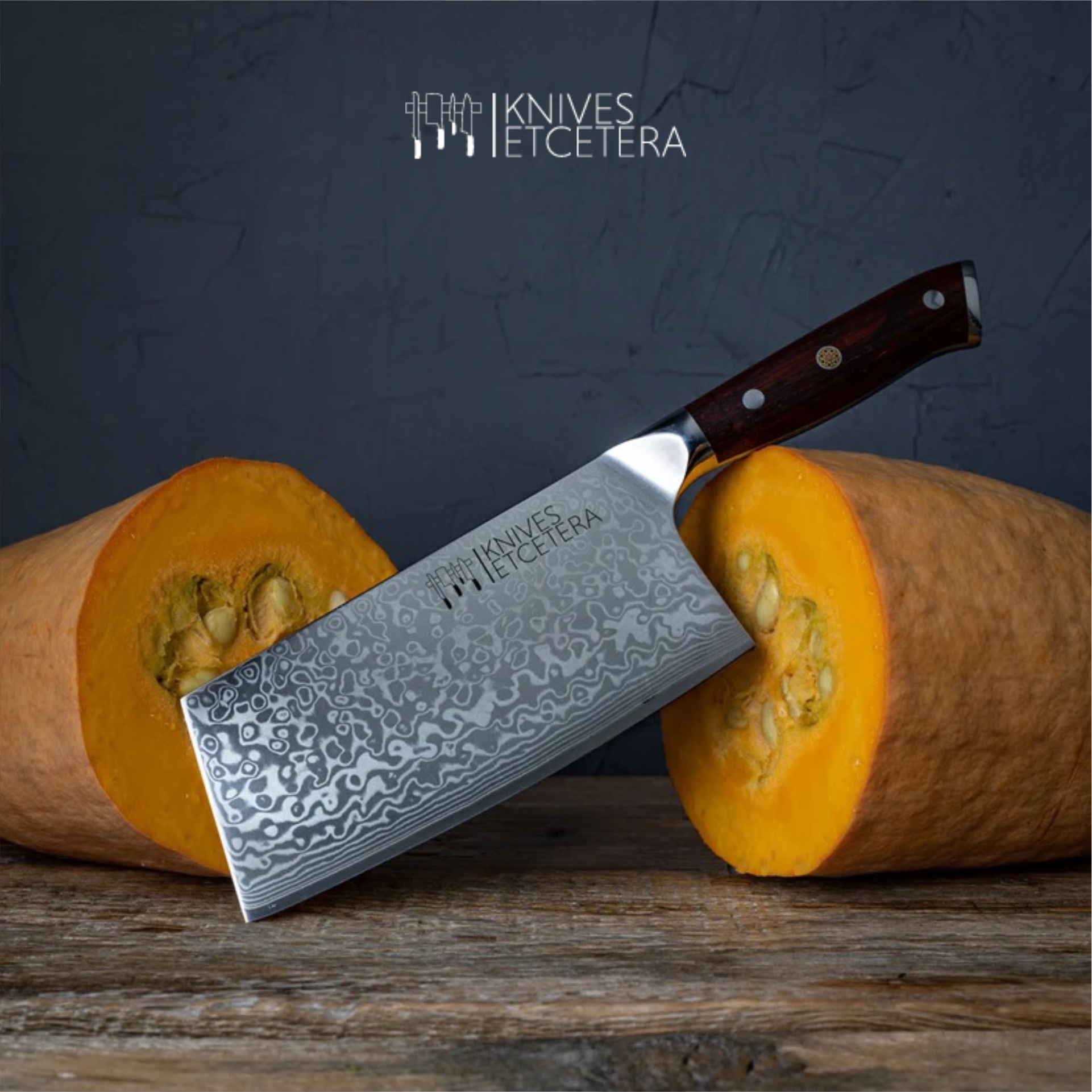 Complete Damascus Knife Set | Knives Etcetera