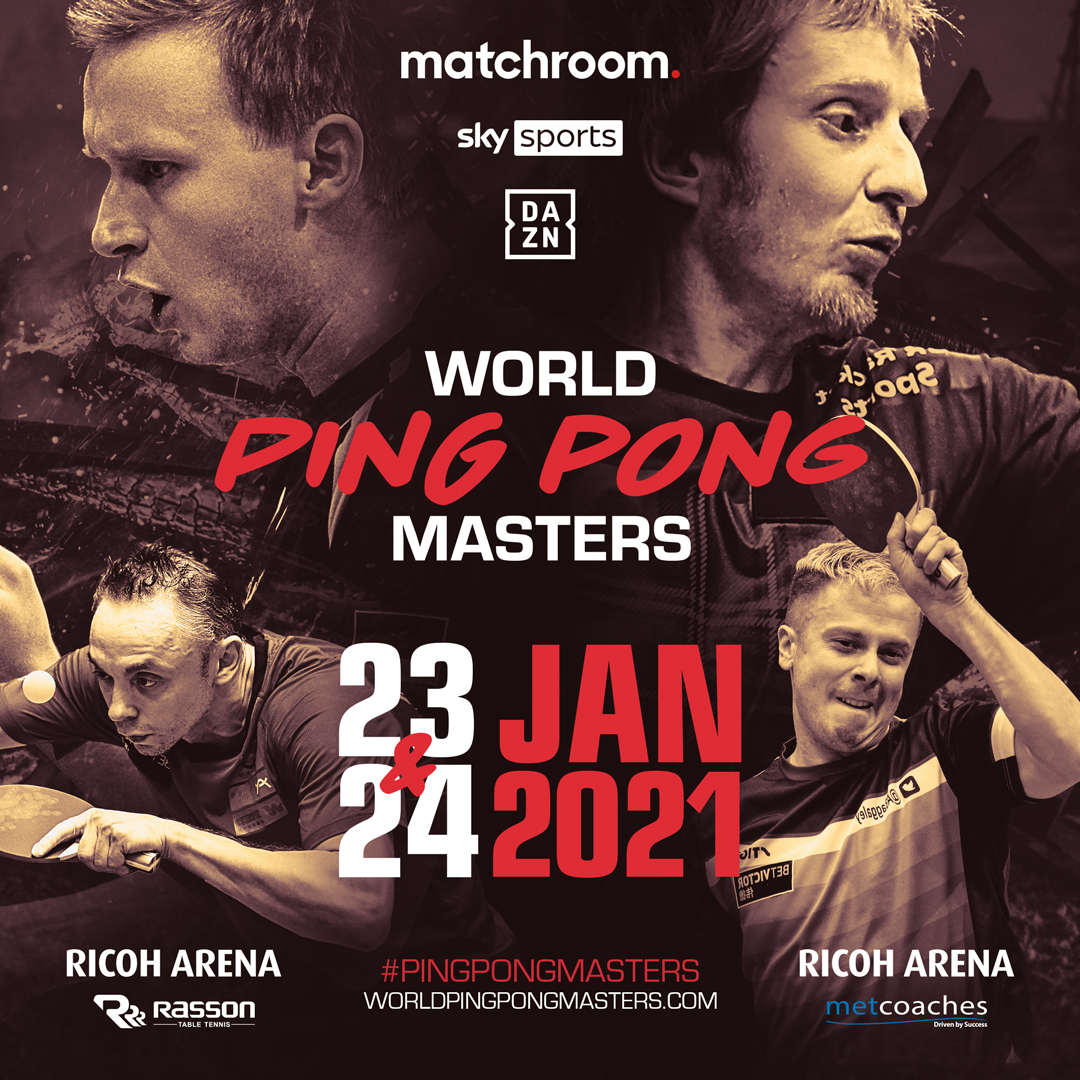 <a href="/RicohArena/">Ricoh Arena</a> is delighted to introduce the World Ping Pong Masters! <a href="/matchroompp/">Matchroom Ping Pong</a> is bringing 24 of the world’s best players to <a href="/RicohArena/">Ricoh Arena</a> for an action-packed weekend of ping pong, all live on Sky Sports Mix on January 23 &amp; 24.  Find out more at bit.ly/2Lti7jz