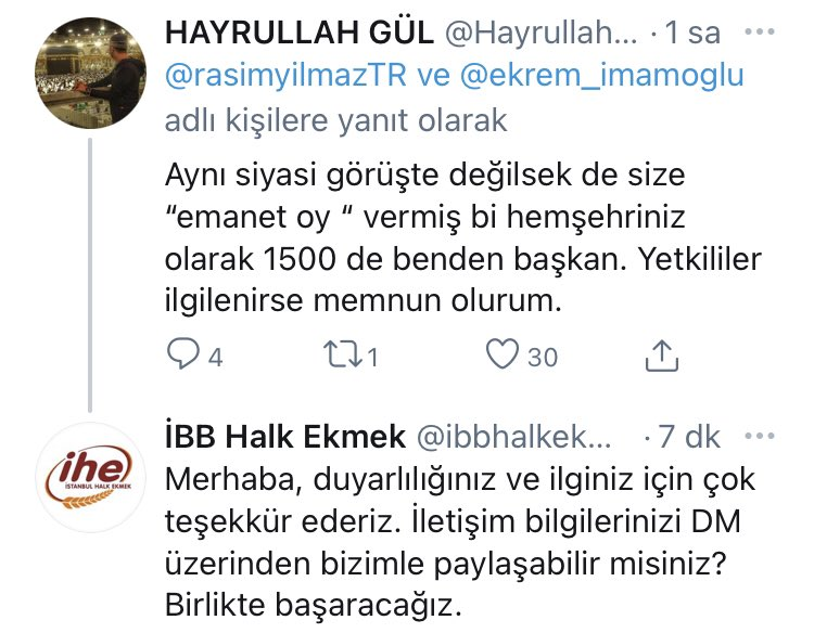 tcbuyuksehIr1's tweet photo. İBB Başkanı Ekrem İmamoğlu'nun bir vatandaşın ekmek bağışına teşekkürü, yardım kampanyasına dönüştü. https://t.co/BN7RvoGc2j