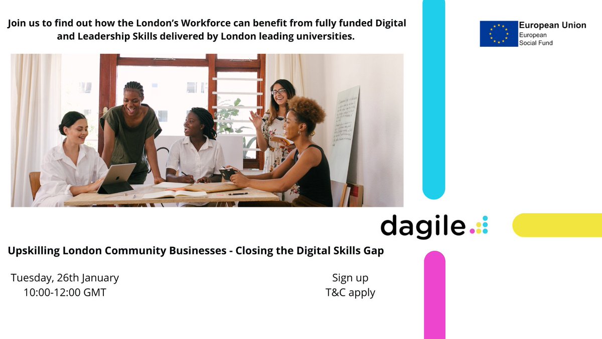DagileUk's tweet photo. Click to register for our Free Webinar.
https://t.co/UweZLbH1m9 

#upskilling #onlinelearning #freecourses #digitalmarketing #leadershipandmanagement #opportunityisnowhere #londonlockdown #ESFfunding
#Promotingskills #getcertified #workingfromhome #OnlineClasses https://t.co/t6ja9q3w4j