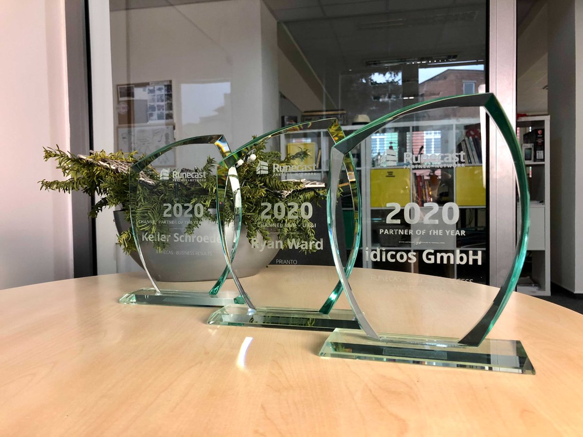 Congratulations to our 2020 Partner Award winners! 🏆
<a href="/PriantoHub/">Prianto</a>, <a href="/flexdata_au/">FLEXdata Solutions</a>, <a href="/kellerschroeder/">Keller Schroeder</a>, Temperfield and idicos GmbH, who provided extraordinary business results last year. 

Check out all our 2020 Partner Award winners 👉hubs.li/H0Dvy0p0