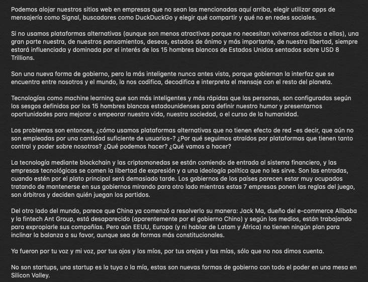 EstebanCervi's tweet photo. Me desperté con ganas de escribir sobre lo que está ocurriendo. https://t.co/Nzn8G9hJT9