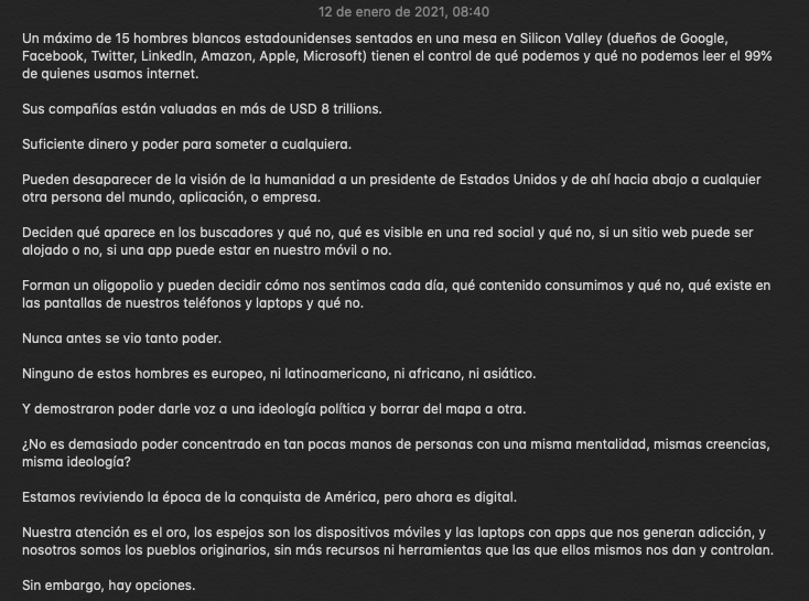 EstebanCervi's tweet photo. Me desperté con ganas de escribir sobre lo que está ocurriendo. https://t.co/Nzn8G9hJT9
