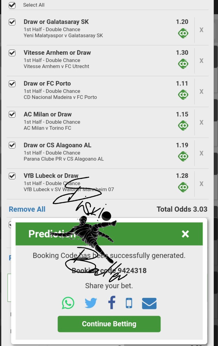DiskiBaller's tweet photo. Here's two slips - low odds, strong probabilities. Stake wisely.

Follow the free telegram link in my profile for tips on how I choose games for these markets.

[GAMBLE RESPONSIBLY]

#DiskiBallerTips | #BetwaySquad | #BetwayTwitter | #BettingTips https://t.co/Pzv7ISPkjp
