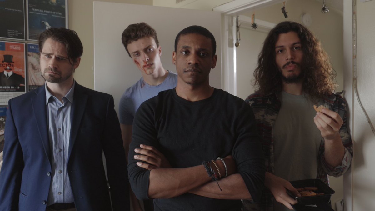 BitterBlerd's tweet image. #setphoto from my latest #sitcom pilot “The Crew”. #actor #writer #director #comedy