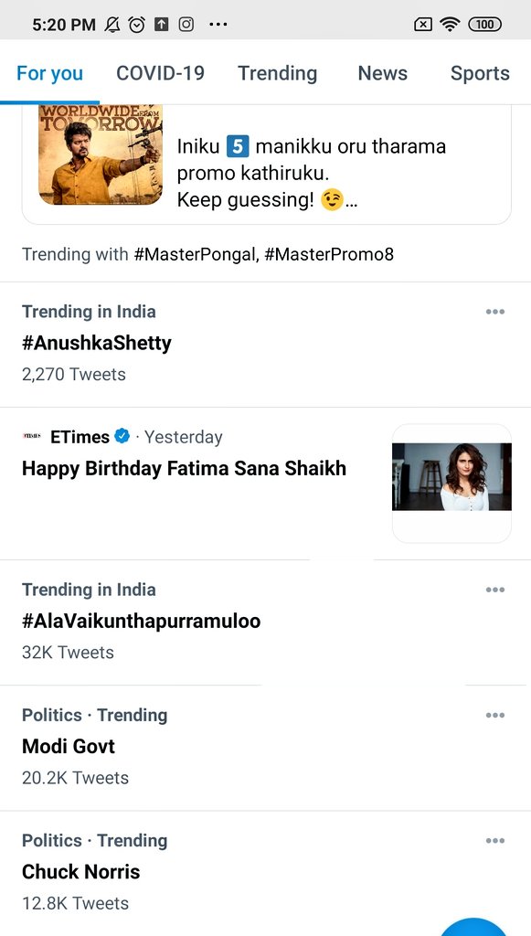It's trending india wide thank you #AnushkaShetty fans 🙏🙏🙏 just a glimpse of her is 1000 volts smile dispite clicking her in same outfit again n again she so simple n natural 😍 
<a href="/MsAnushkaShetty/">Anushka Shetty</a>