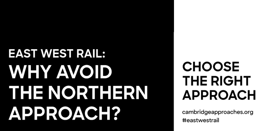Cambridge Approaches (@cambapproaches) on Twitter photo Why is <a href="/eastwestrail/">East West Rail</a> ignoring a northern route for the EWR? Ensure <a href="/eastwestrail/">East West Rail</a> explores a northern approach to EWR in Cambridge. Sign the petition to lobby <a href="/grantshapps/">Rt Hon Sir Grant Shapps</a> for fair & full evaluation of routes proposed by <a href="/CamBedRailRoad/">CamBedRailRoad</a> alongside option E ow.ly/WfgQ50CQoSQ Why is <a href="/eastwestrail/">East West Rail</a> ignoring a northern route for the EWR? Ensure <a href="/eastwestrail/">East West Rail</a> explores a northern approach to EWR in Cambridge. Sign the petition to lobby <a href="/grantshapps/">Rt Hon Sir Grant Shapps</a> for fair & full evaluation of routes proposed by <a href="/CamBedRailRoad/">CamBedRailRoad</a> alongside option E ow.ly/WfgQ50CQoSQ