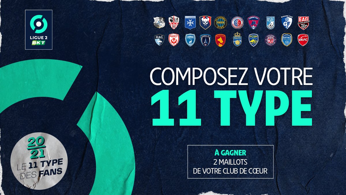 🔚 Une phase aller qui se termine par une belle J19 🌟 ! 27 buts marqués lors de ces 10 matchs  👍

Quels joueurs méritent d’être dans le #11Typefans de cette dernière journée de la première partie de saison 🤔  ?

⌛️ A vos votes avant demain 14h ⏳  ➡ 11type.lfp.fr/ligue2bkt