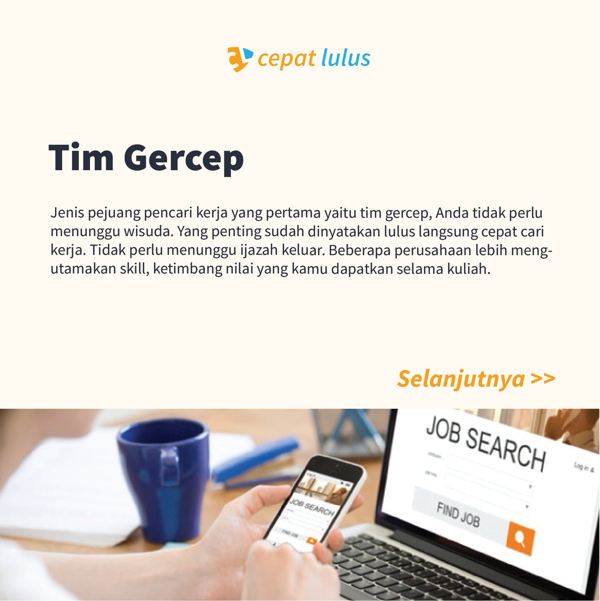 cepatlulusid's tweet photo. Yang mana nih kalian? Hehehe
Share ke teman-teman kalian supaya kita bisa tau tentang hal ini dan #CerdasBersama #CepatLulusID
#kerja #memekerja #tipsmelamarkerja #melamarkerja https://t.co/1Zi5i3WEhn