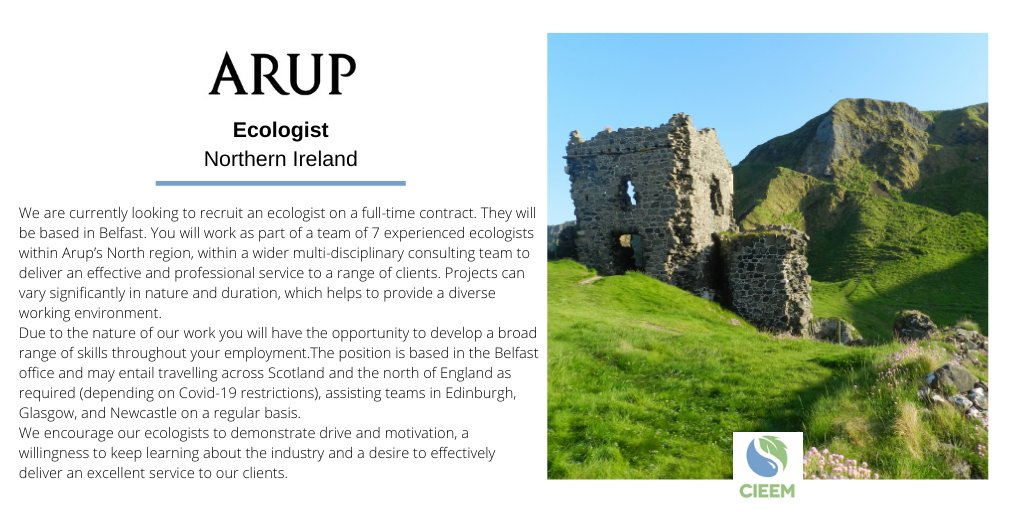 CIEEMnet's tweet image. cieem.net/job/ecologist-…