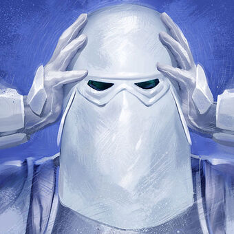 - El casco es independiente de la armadura y cuenta con gafas de nieve que les permite ver en caso de ventisca, además cuentan con un monitor de temperatura, tanto exterior como interior y un control de energía de la mochila que les proporciona calor a la armadura