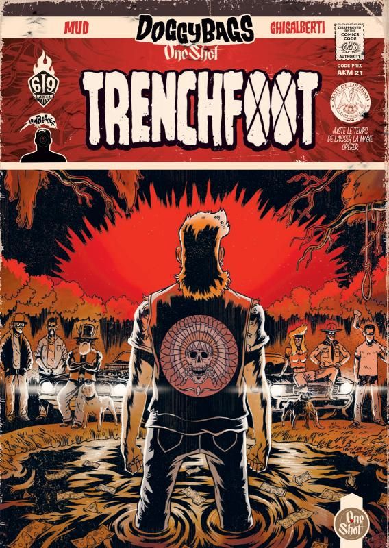 Ce 15 janvier, c'est la sortie de Bayou Bastardise #3, mais aussi de #TRENCHFOOT de Mud et Ghisalberti, un Doggybags Oneshot qui sent bon les embrouilles ?? !