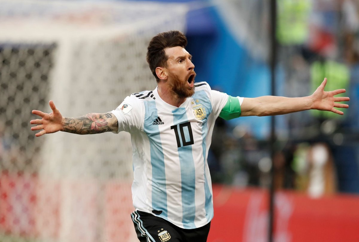 PICTURE THREAD : Lionel Messi - Argentina vs NigeriaWorld Cup 2018Likes and RTs appreciated